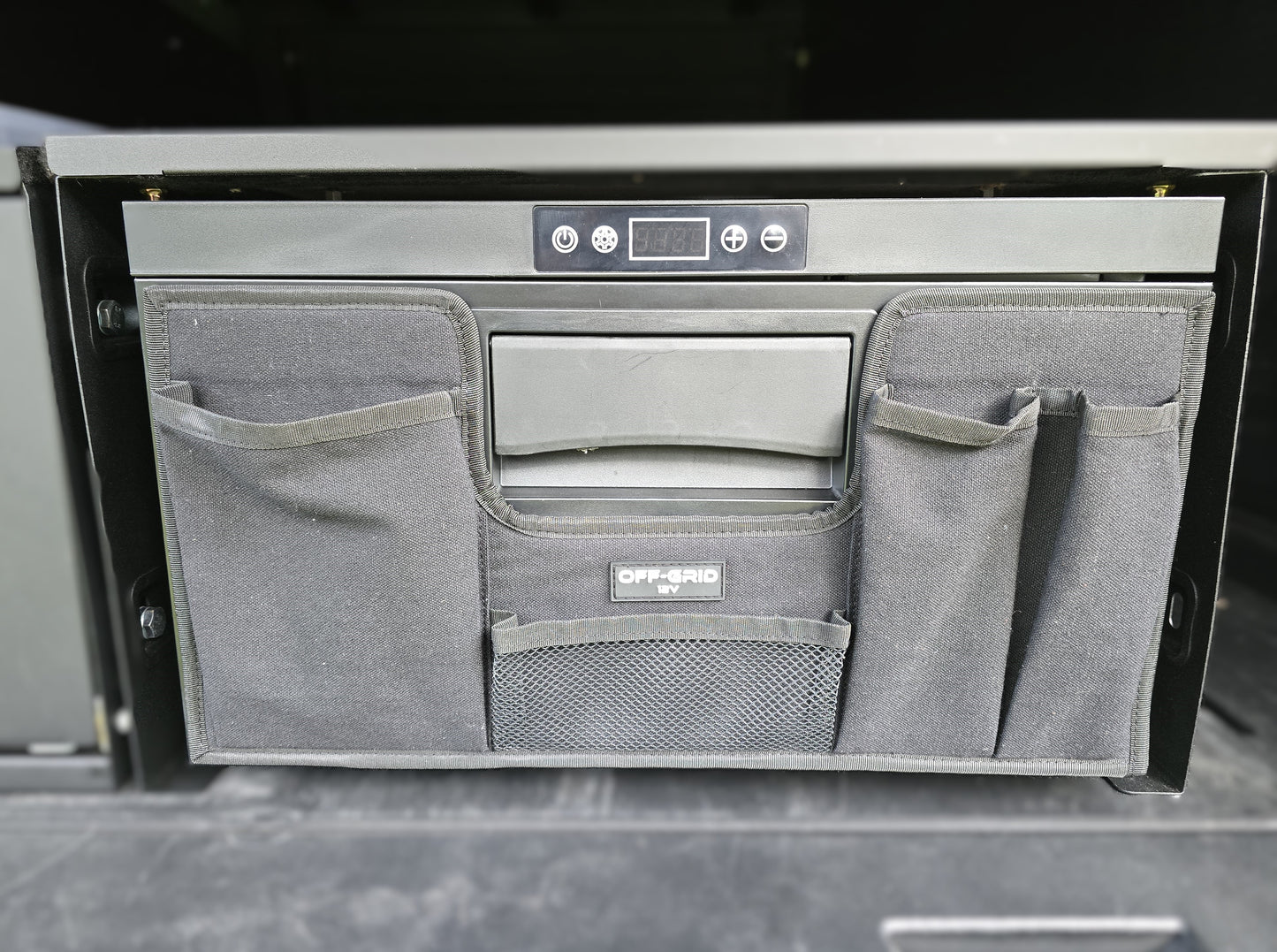 4WD Drawer Fridge Pouch Organiser – Heavy Duty Storage Pocket for Camping & Touring Setups