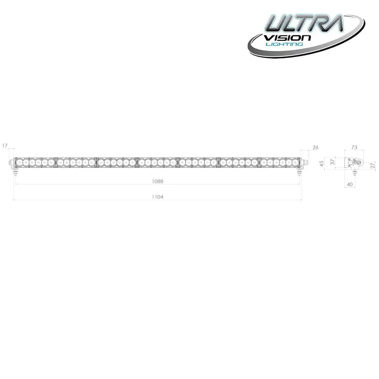 210 LED 45″ Light Bar LED Light Bars