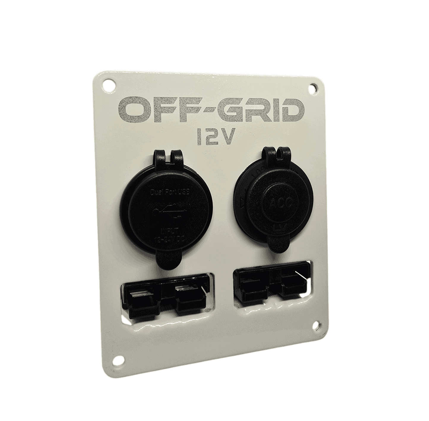 12v Accessory Panel White (Small)