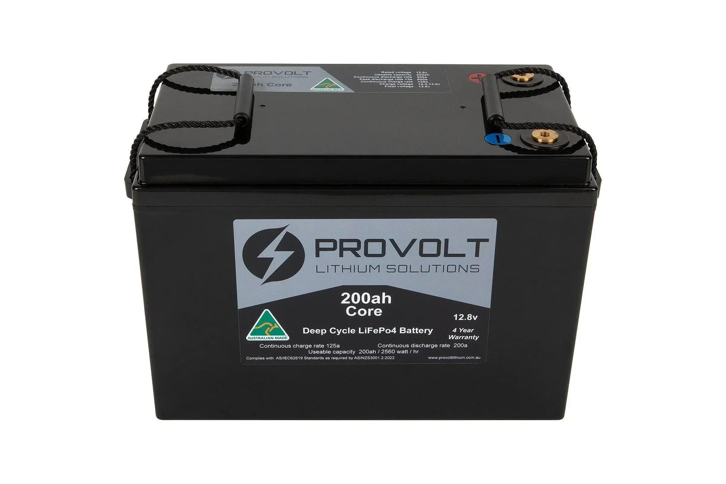 PROVOLT 12V 200Ah lithium deep cycle battery, premium off-grid vehicle accessory