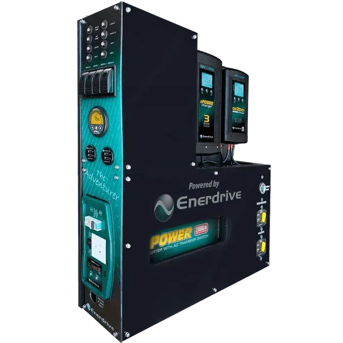 Adventurer System (LEFT) 40AC 40DC 2000X Inc EPRO+ - Off-Grid 12v