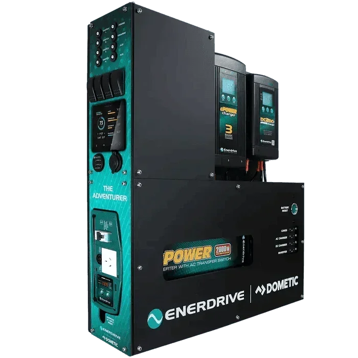 Adventurer System (LEFT) 40AC 40DC 2000X Inc Simarine - Off-Grid 12v