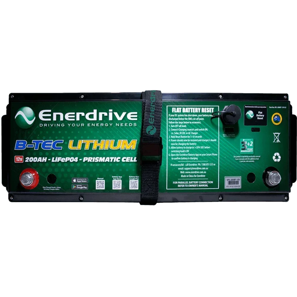 B-TEC 200amp / 12V LiFePo4 Battery BT Gen2 12v Bluetooth Lithium