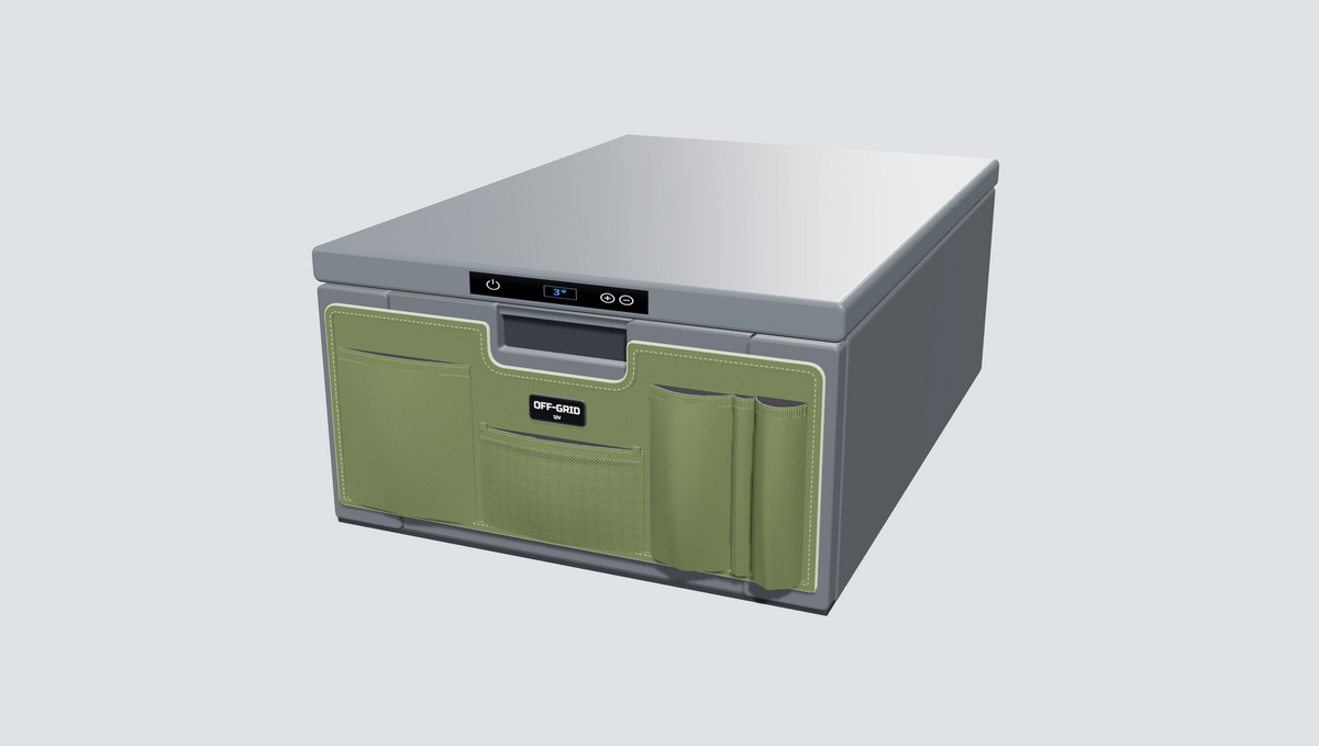 COMING SOON - Evakool 40L - 4WD Drawer Fridge Organiser – Heavy Duty Storage Pocket for Camping & Touring Setups