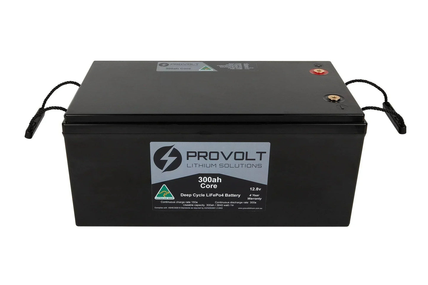 Provlot Lithium Solutions 12V 300Ah deep cycle LiFePO4 battery for off-grid vehicles