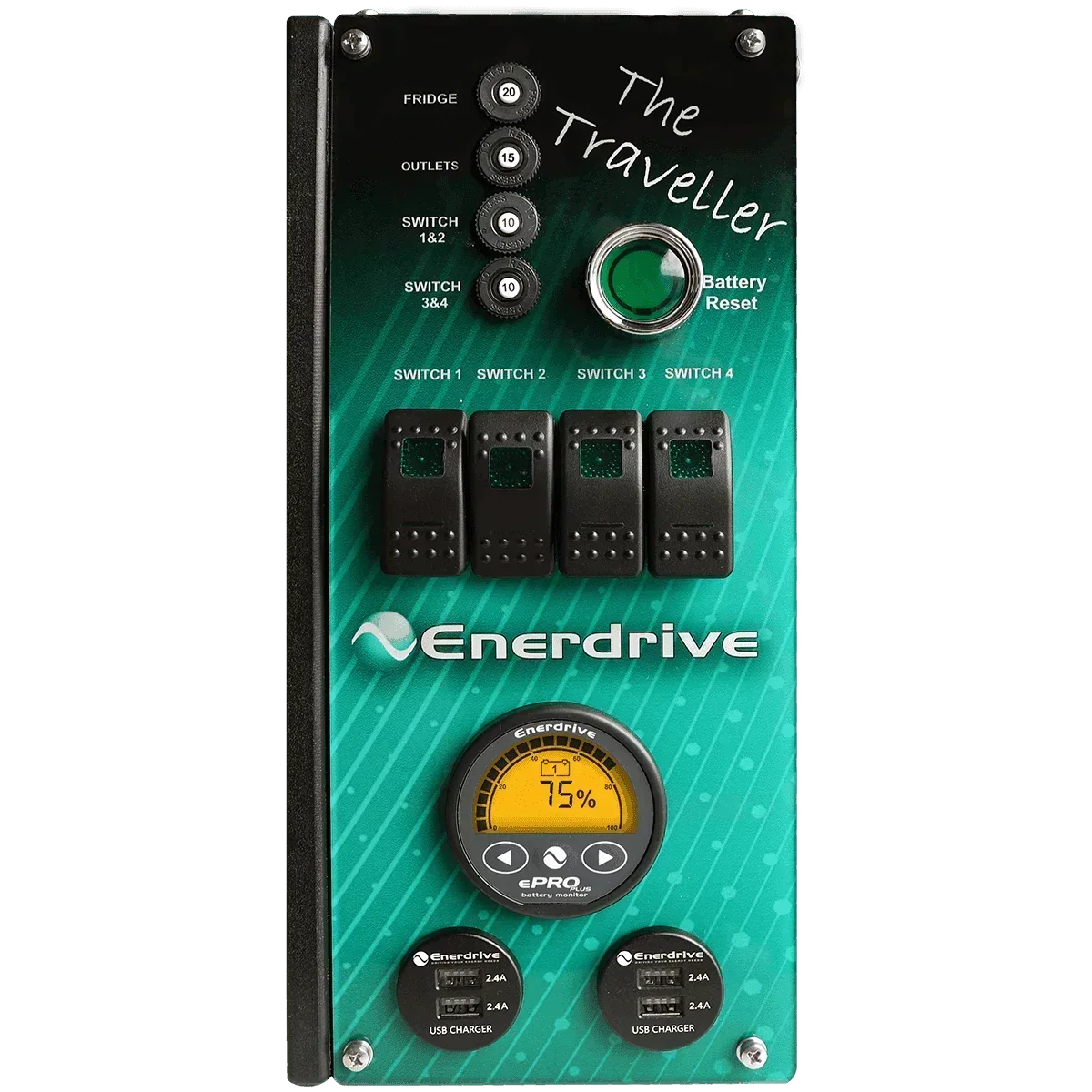 Traveller System (LEFT) 40AC 40DC Inc EPRO+ - Off-Grid 12v
