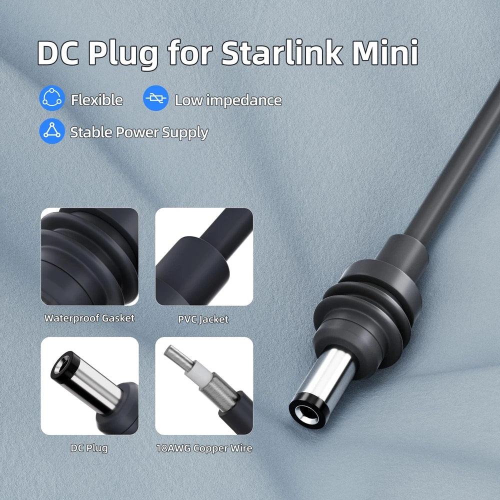 12V DC Boost Power Adapter for Starlink Mini Power Supply Step Up to 30V Powering From Truck RV for Starlink Mini Accessories Starlink 12v to 30v Booster