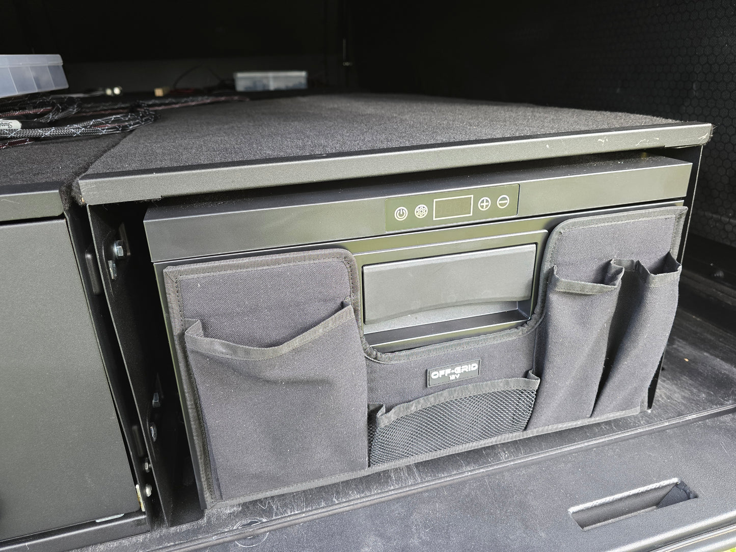 4WD Drawer Fridge Pouch Organiser – Heavy Duty Storage Pocket for Camping & Touring Setups