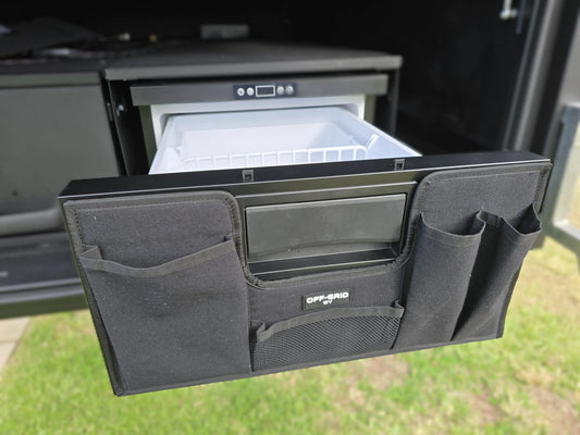 4WD Drawer Fridge Pouch Organiser – Heavy Duty Storage Pocket for Camping & Touring Setups