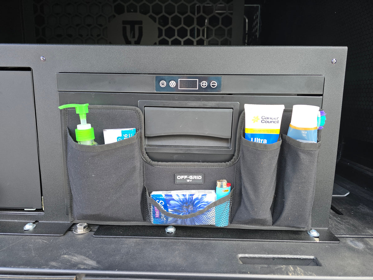 Heavy duty fabric drawer fridge organiser pouch