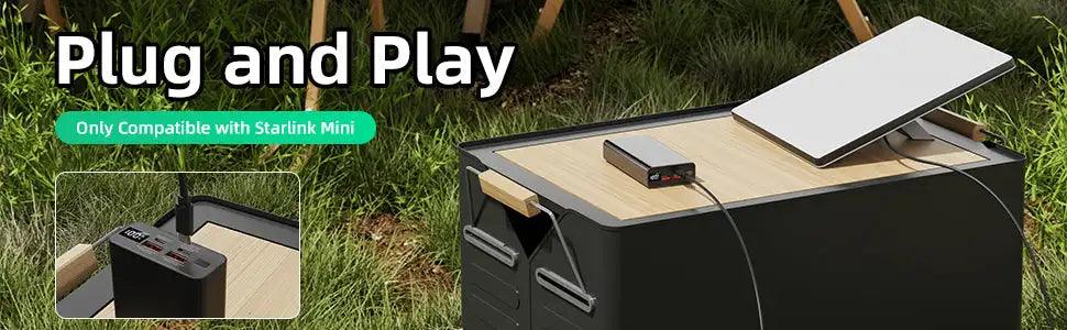 2M/6.5FT Starlink Mini USB C to DC Power Cable USB Type-C Input to Waterproof Barrel Jack Charging Cord for 65W+ PD Source Starlink Cables & Adaptors