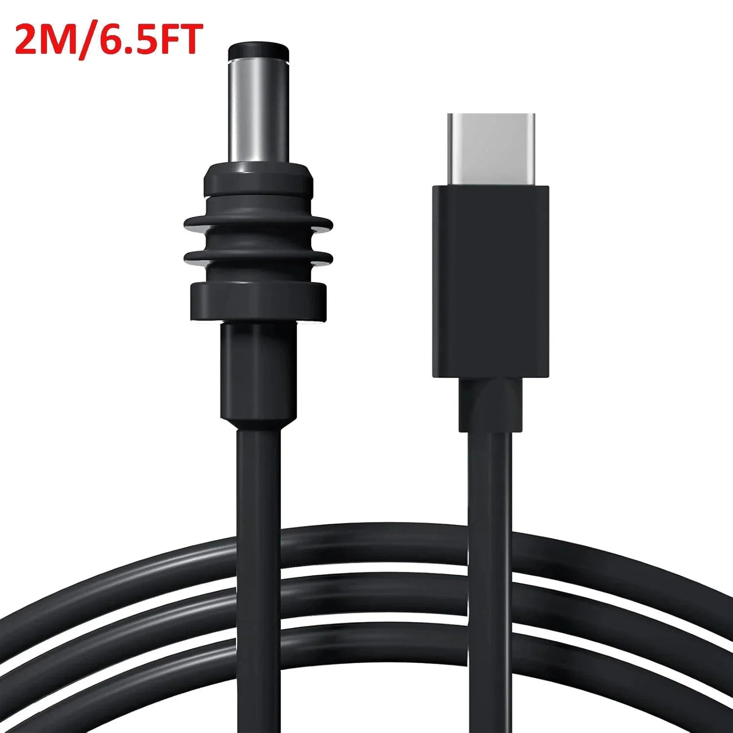 2M/6.5FT Starlink Mini USB C to DC Power Cable USB Type-C Input to Waterproof Barrel Jack Charging Cord for 65W+ PD Source Starlink Cables & Adaptors