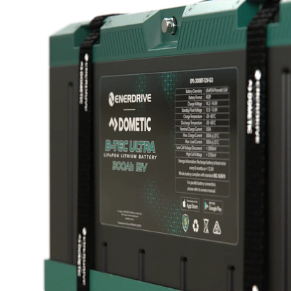 Enerdrive Dometic B-TEC Ultra 300Ah 12V lithium battery for off-grid vehicle power