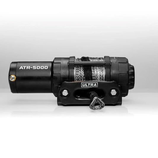 ATR-5000 Ultra Winch 12V electric ATV UTV trailer winch, 5000 lbs capacity, on white background