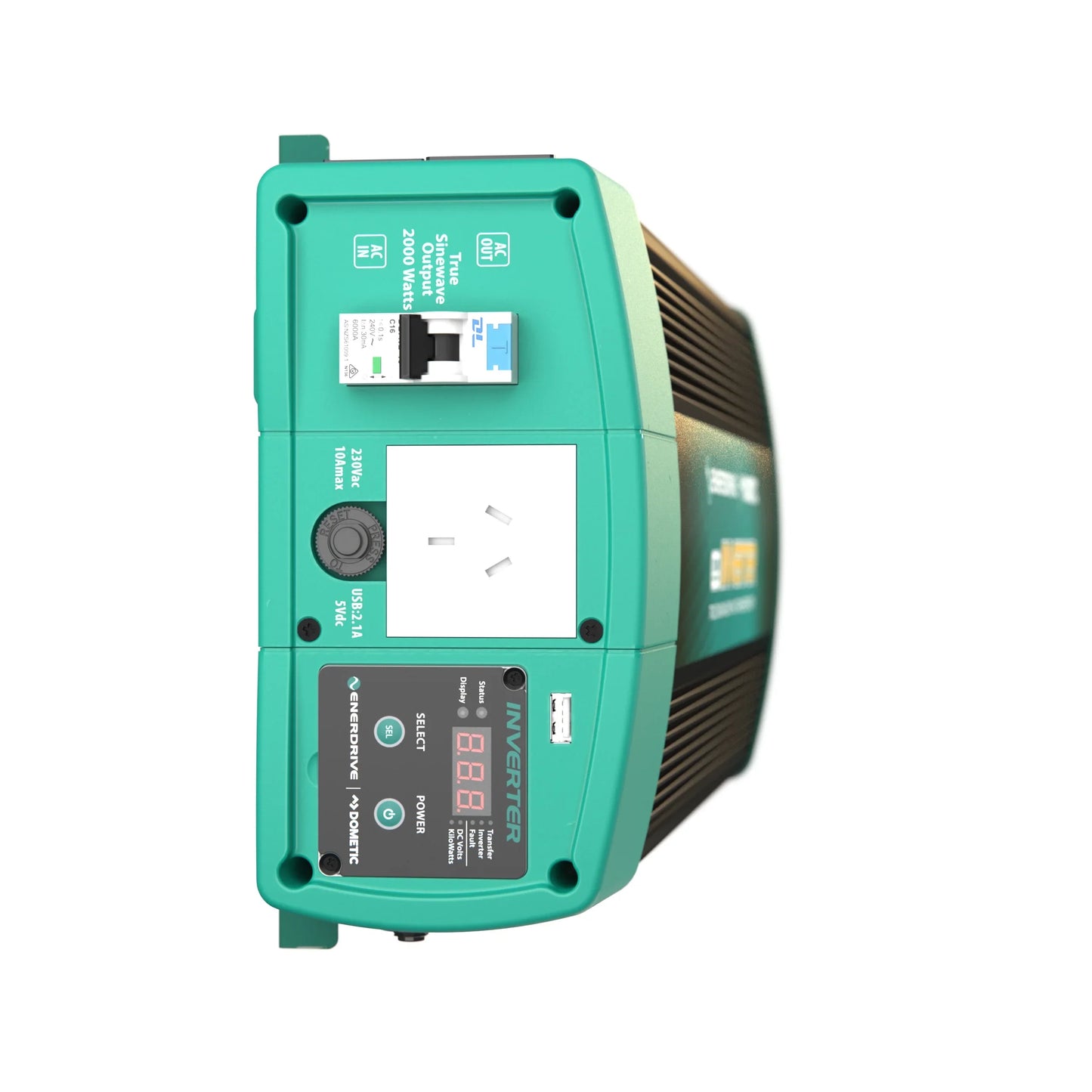 ePOWER 2600W/12v w/RCD & AC Tfer Switch