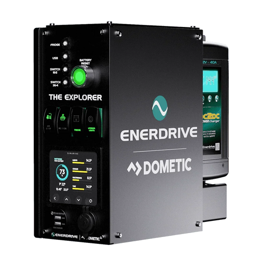 Enerdrive Dometic 12V battery management system for vehicles, premium accessory upgrade