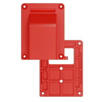 Slimline Single Surface Mount 50A Anderson Plug Housing Red - Off-Grid 12v