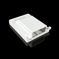 Slimline Single Surface Mount 50A Anderson Plug Housing White - Off-Grid 12v