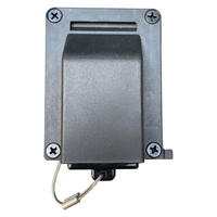 Slimline Single Surface Mount 50A Anderson Plug Housing Black - Off-Grid 12v