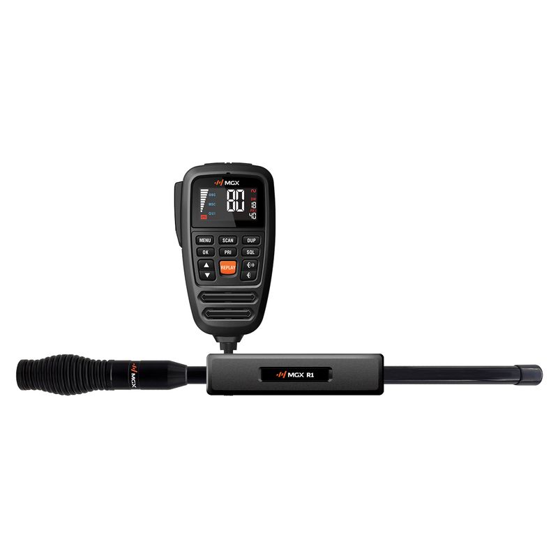 MGX 12/24v Remote Mic Hybrid UHF CB Radio Expedition Pack