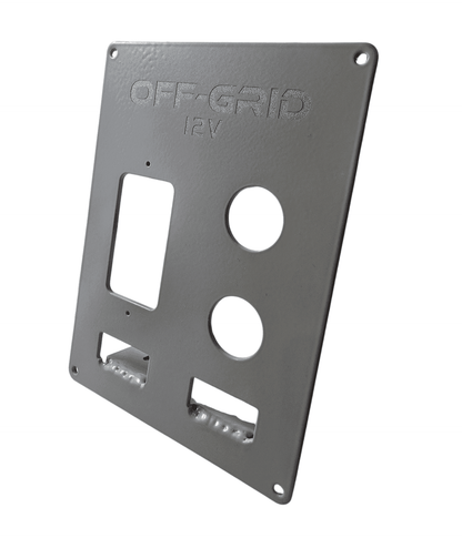 12v Accessory Panel Silver (Large)