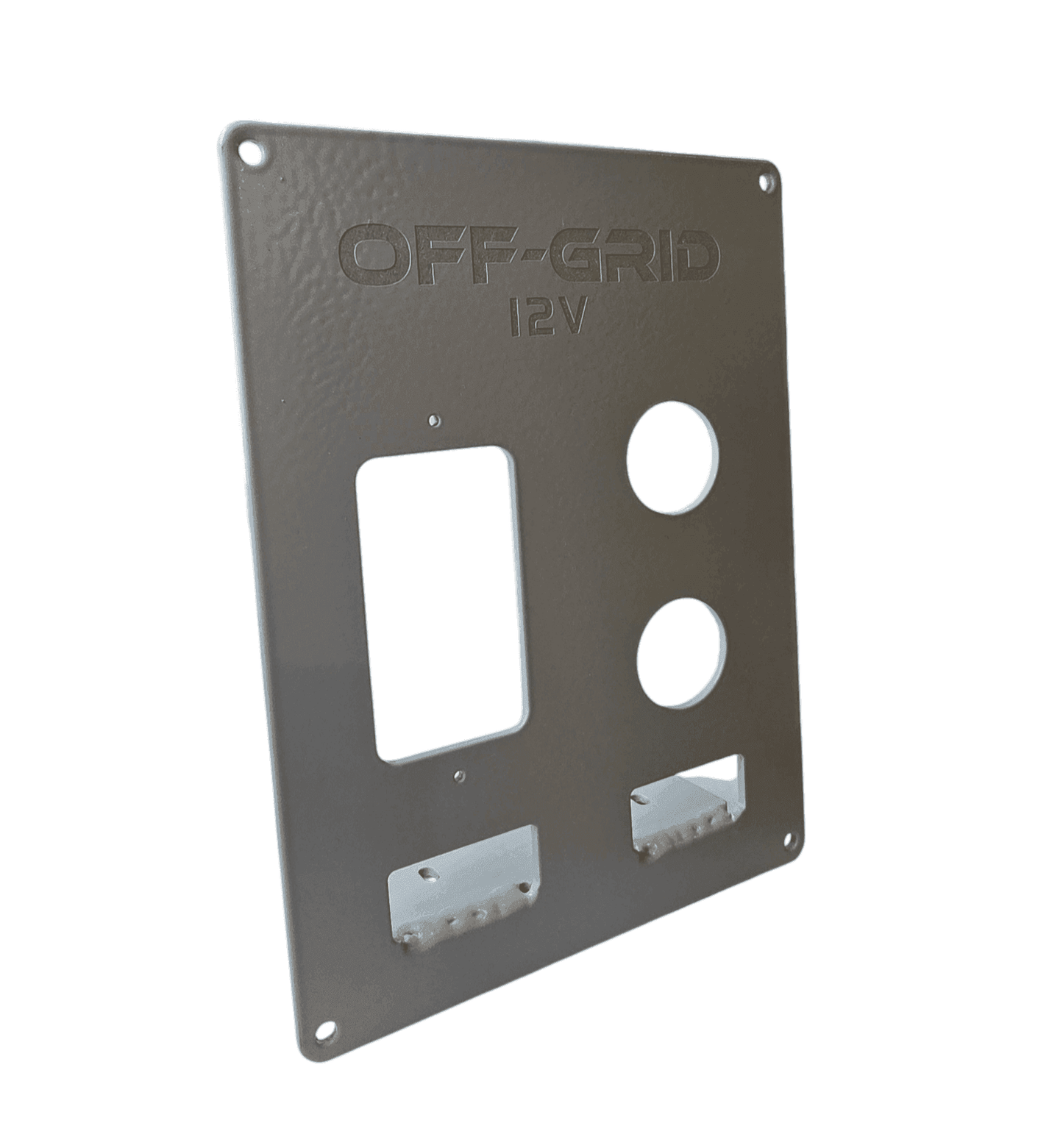 12v Accessory Panel Silver (Large)