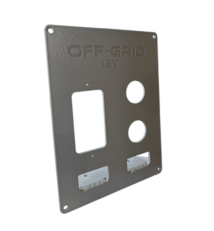 12v Accessory Panel Silver (Large)