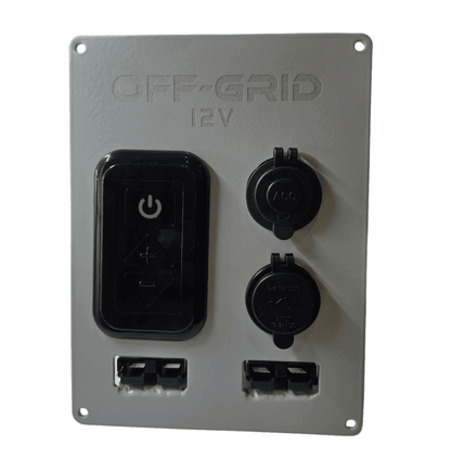 12v Accessory Panel Silver (Large)