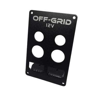 12v Accessory Panel Black (Medium)