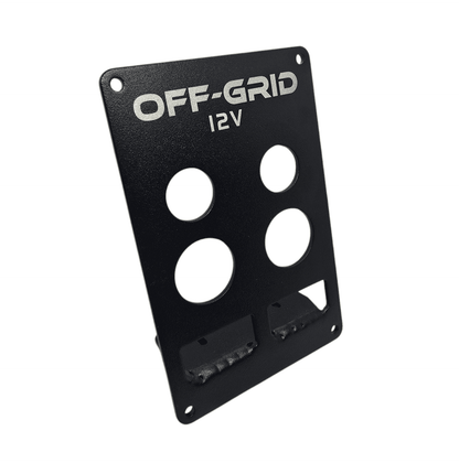 12v Accessory Panel Black (Medium)