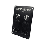 12v Accessory Panel Black (Medium)