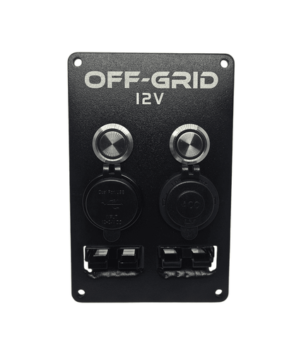 12v Accessory Panel Black (Medium)