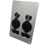 12v Accessory Panel Silver (Medium)