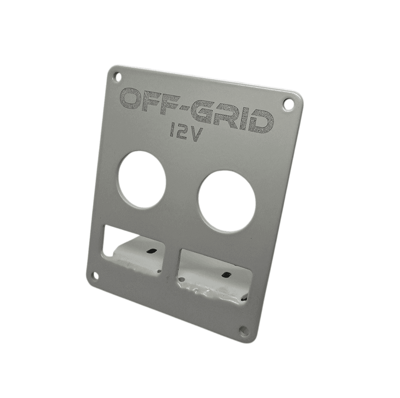 12v Accessory Panel Silver (Small)