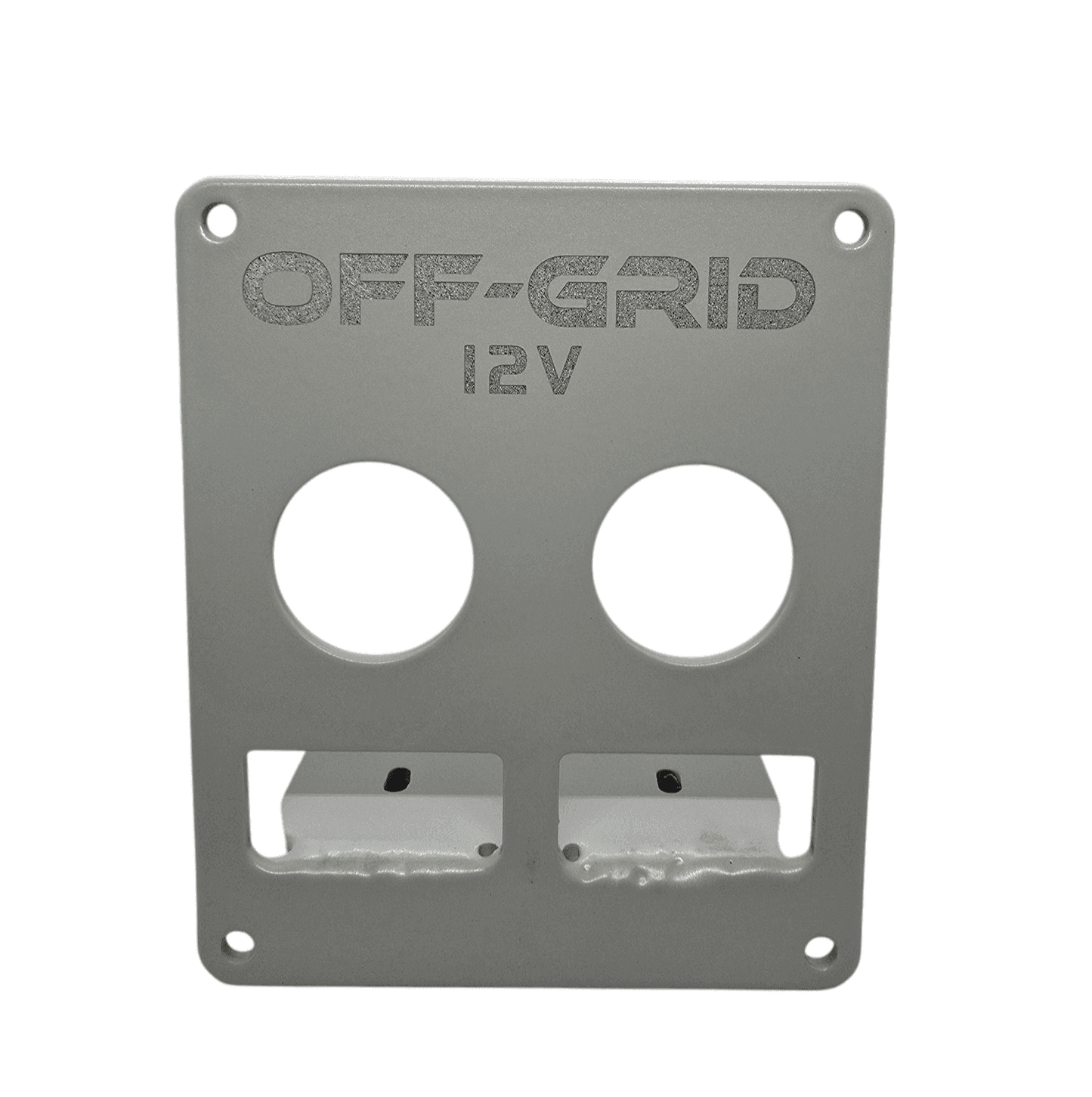 12v Accessory Panel Silver (Small)