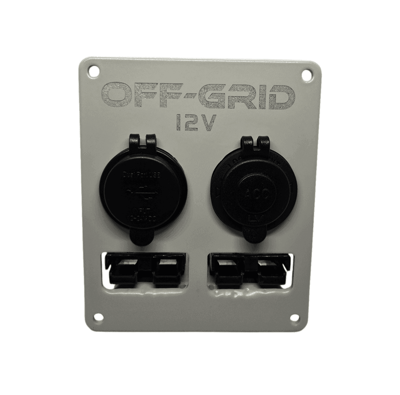 12v Accessory Panel Silver (Small)