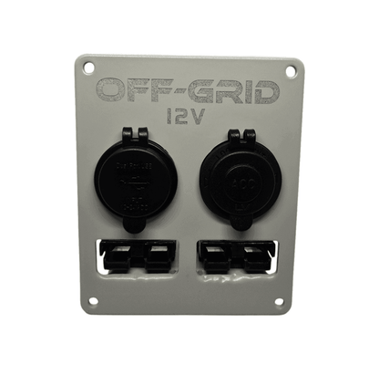 12v Accessory Panel Silver (Small)