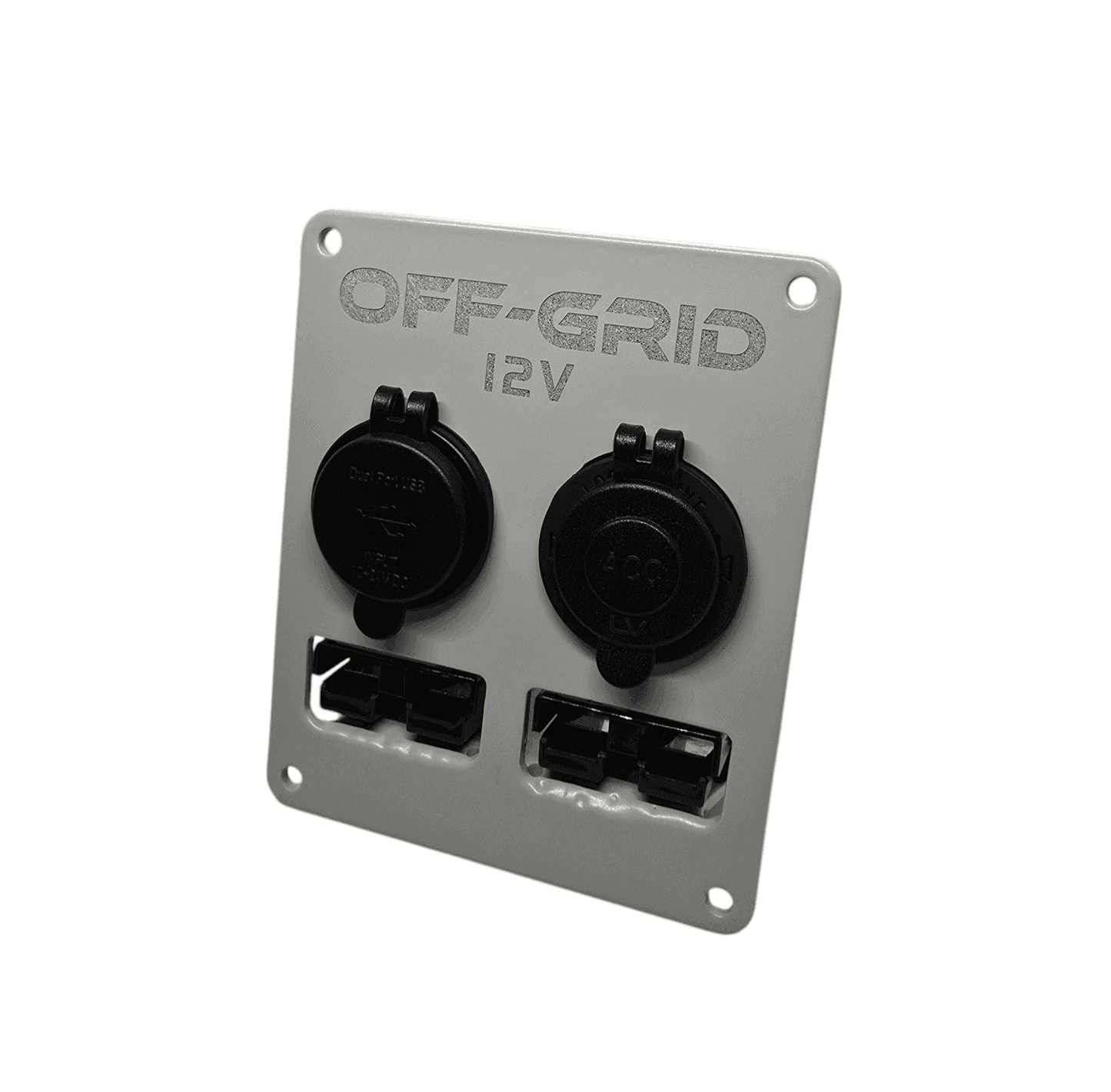 12v Accessory Panel Silver (Small)