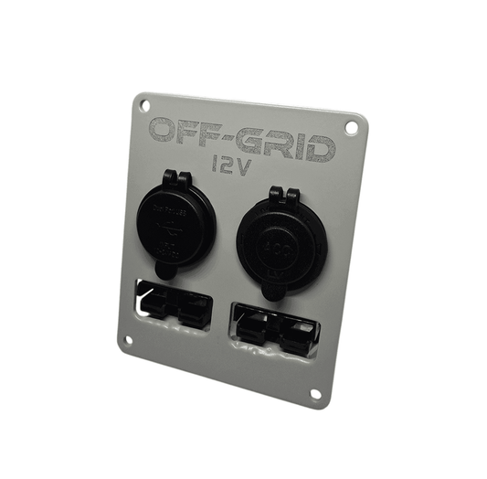 12v Accessory Panel Silver (Small)