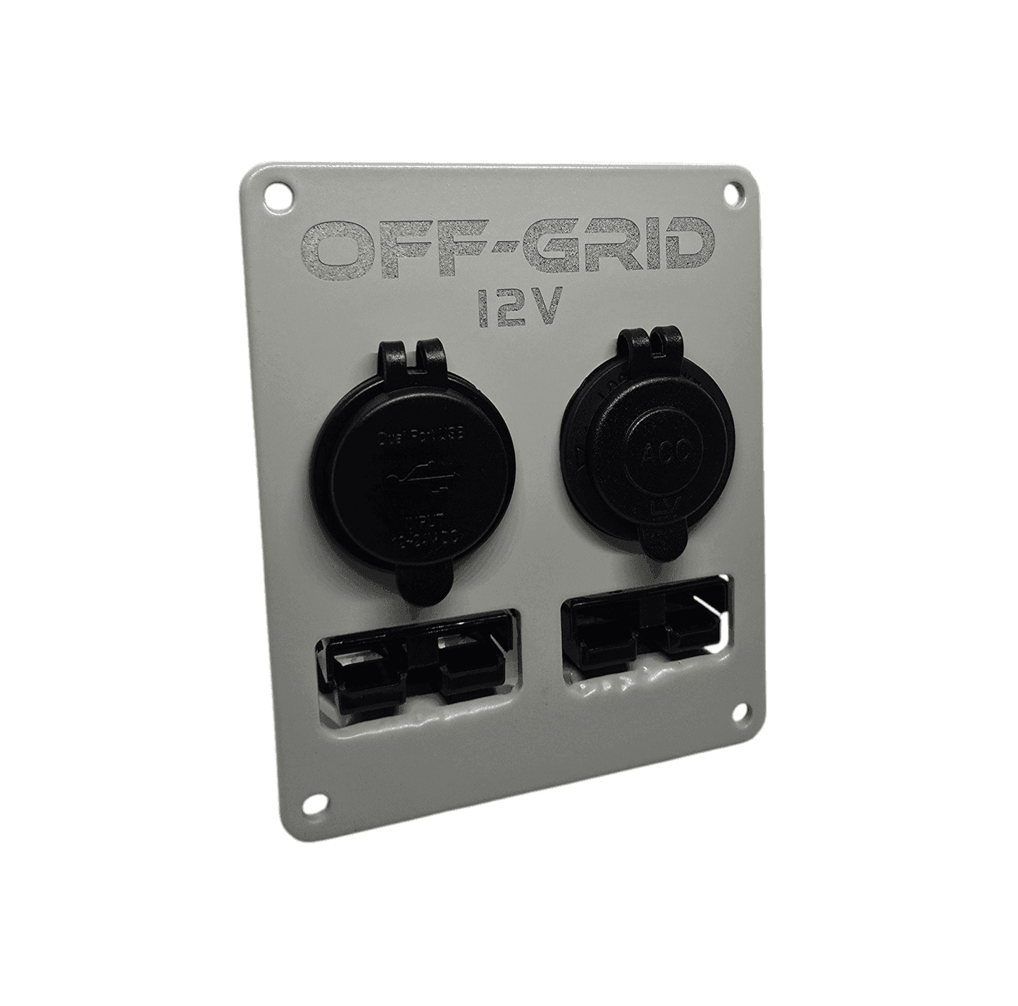 12v Accessory Panel Silver (Small)