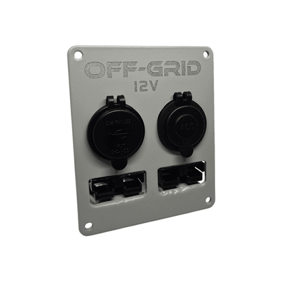 12v Accessory Panel Silver (Small)