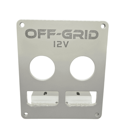 12v Accessory Panel White (Small)