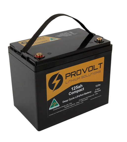 Provolt Compact 125ah Deep Cycle Lithium Battery