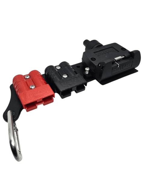 Trailer Plug Mounting Bracket (7 Pin Trailer Plug & 50a Anderson Connectors)