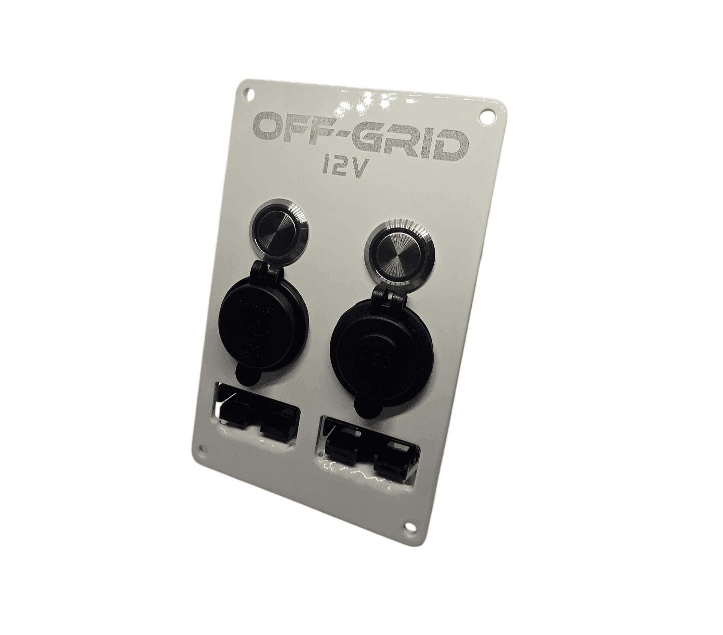 12v Accessory Panel White (Medium)