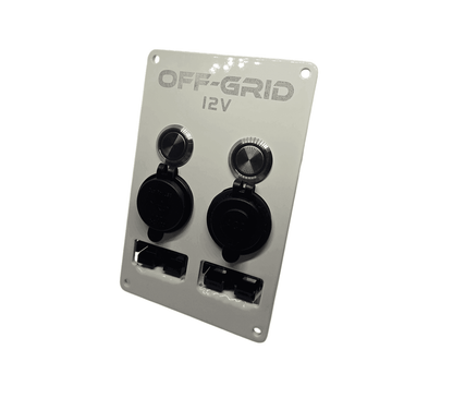 12v Accessory Panel White (Medium)
