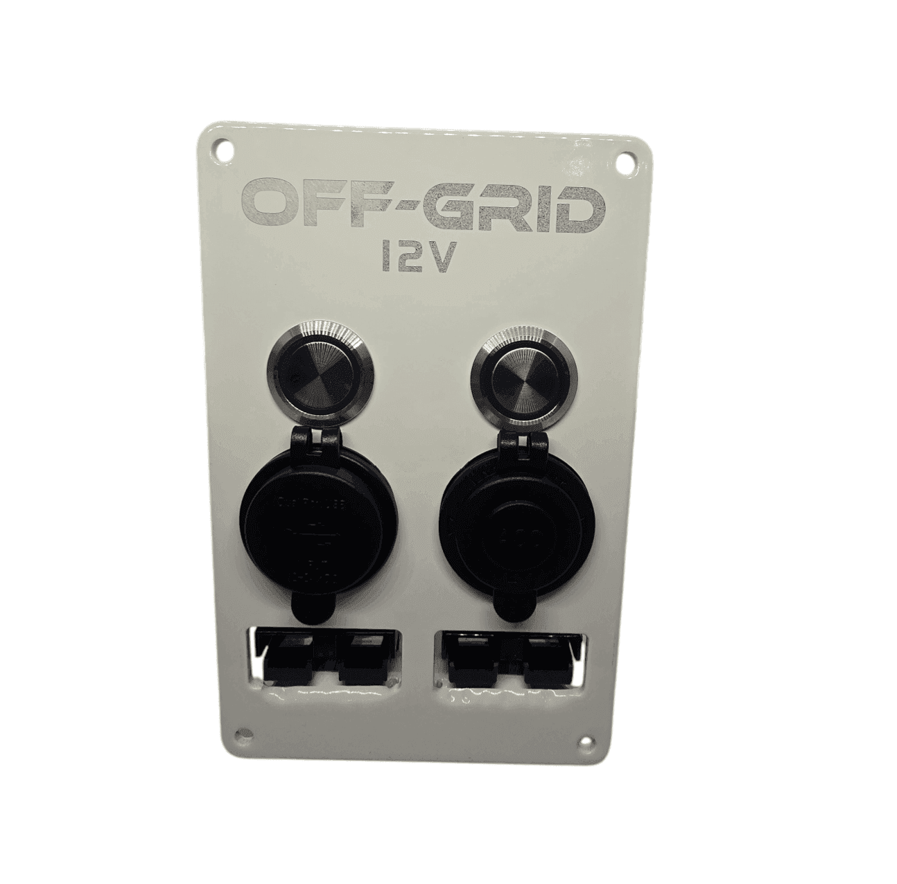 12v Accessory Panel White (Medium)