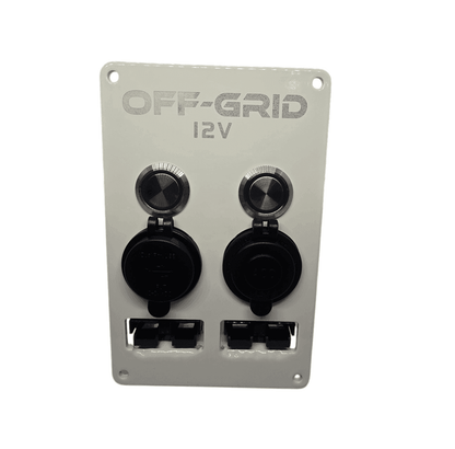 12v Accessory Panel White (Medium)
