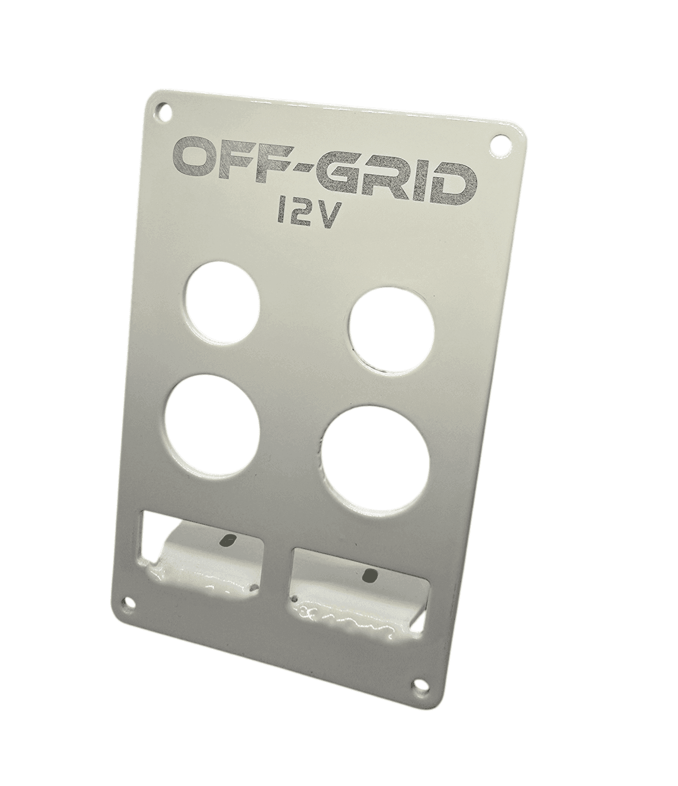 12v Accessory Panel White (Medium)