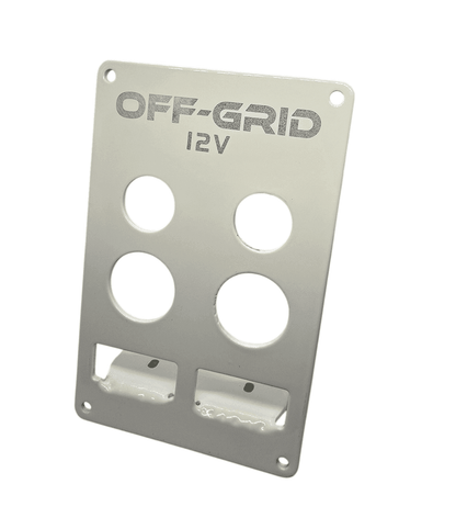 12v Accessory Panel White (Medium)